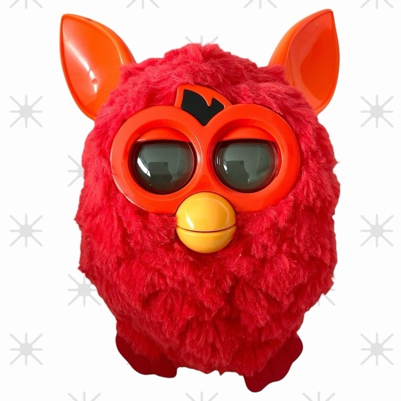 Vintage Furby 2012 - Bright Orange Red Edition - Hasbro Interactive Toy Plush - Picture 1 of 10